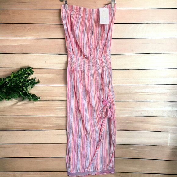 Becca by Rebecca Virtue Multicolor Woven Dress Cover-Up Size S - Picture 1 of 7